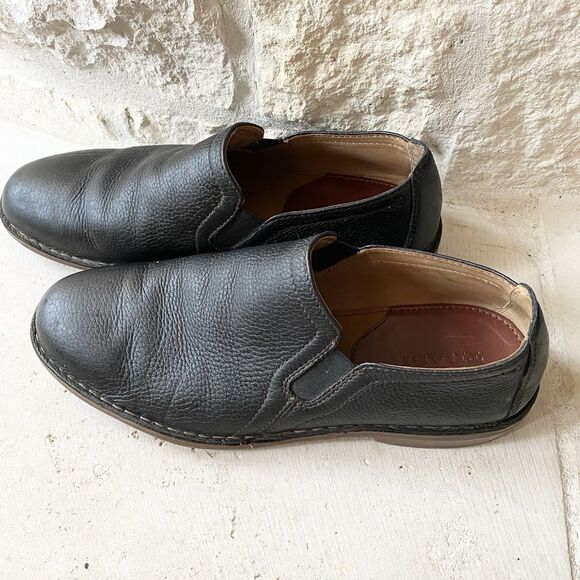 Trask Slip On Leather Loafers Model‎ 30 1075 Men’s Size 11 Black Vibram Casual main image 7